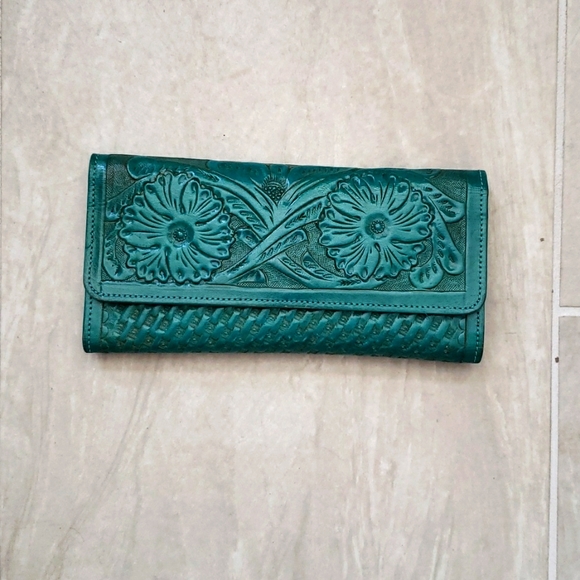 Alejandro Yeo Handbags - Alejandro Yeo Tooled Leather Wallet